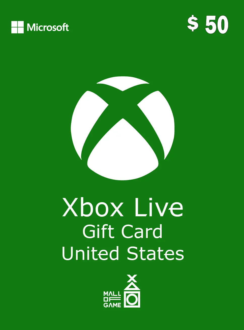 Xbox Live Gift Card - US$ 50